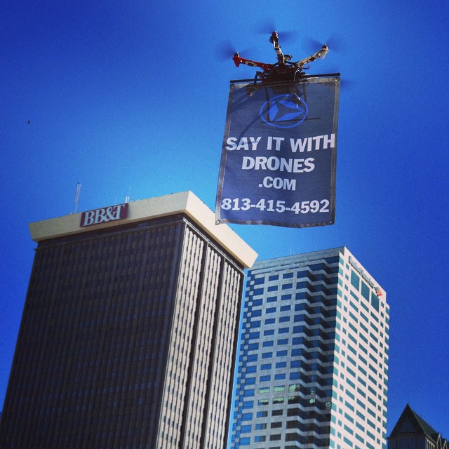 drone banner makes money