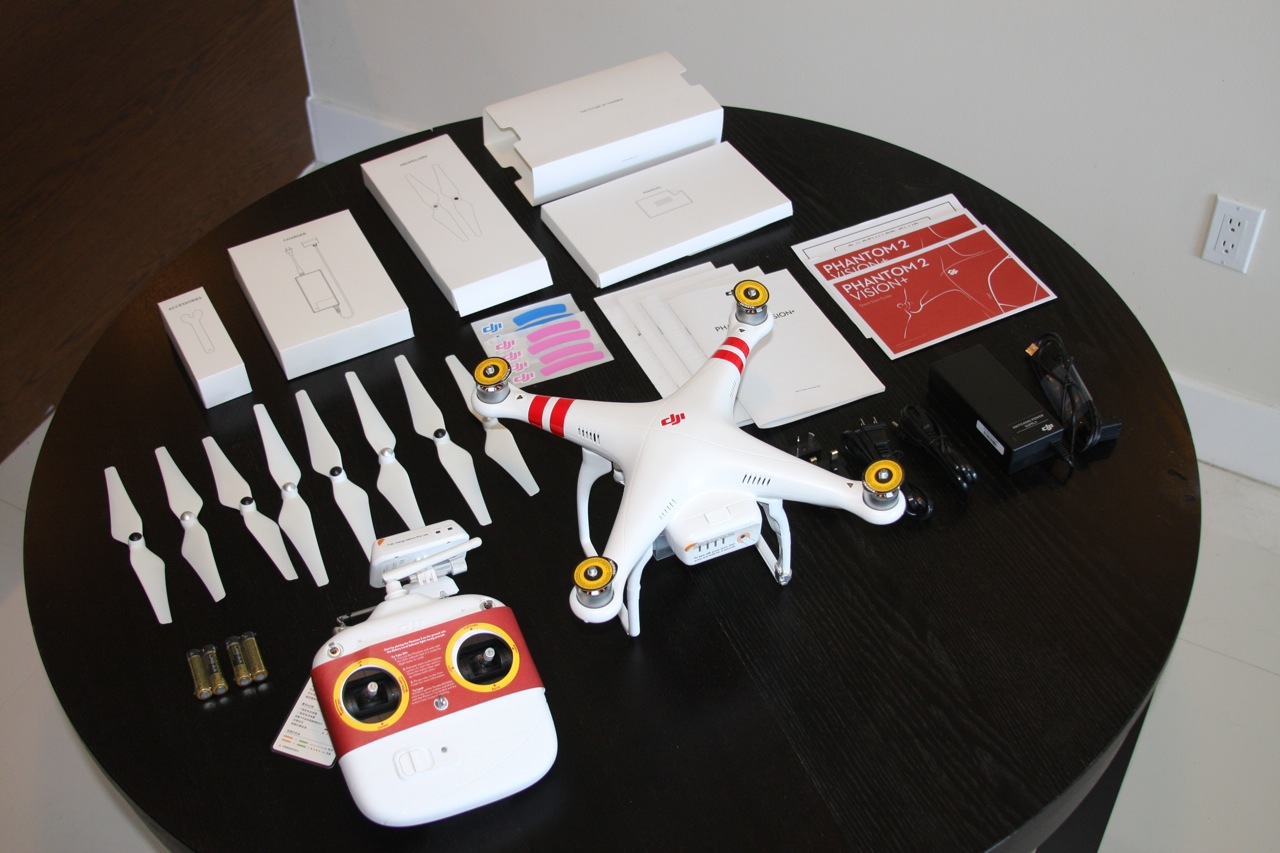 phantom 2 vision plus unboxing