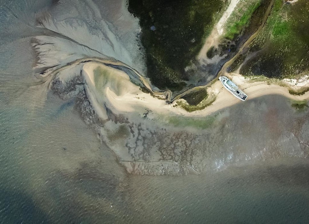 aerial images of shipwrecks